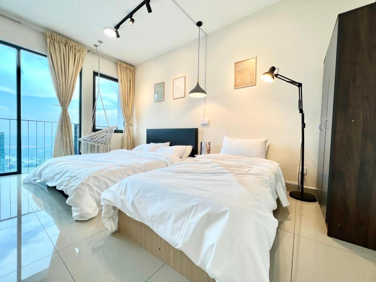 A 1-4 Pax Cozy Studio Tv Box Pool 100Mps Wifi 3 Bed Trefoil Setia Alam Luaran gambar